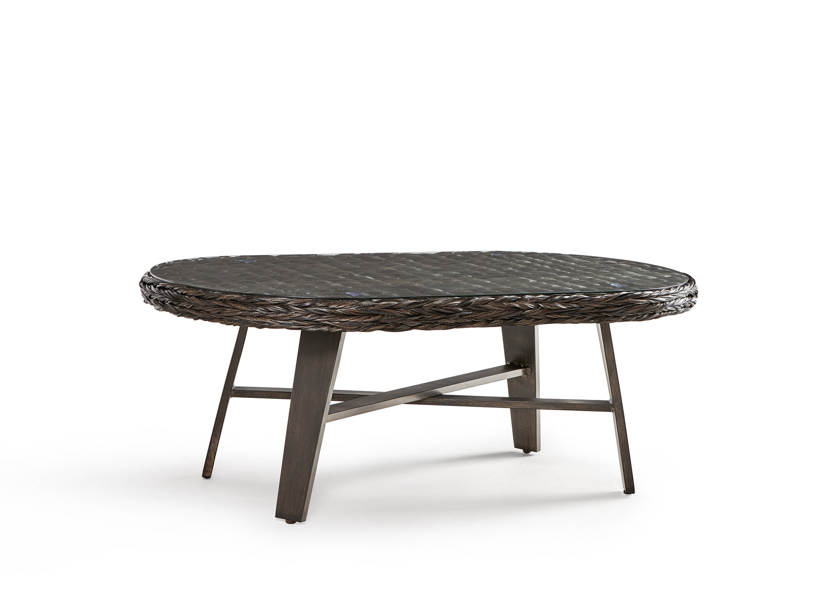 South Sea Rattan Coffee Table Soft Granite South Sea Rattan Grand Isle Coffee Table SKU 77444