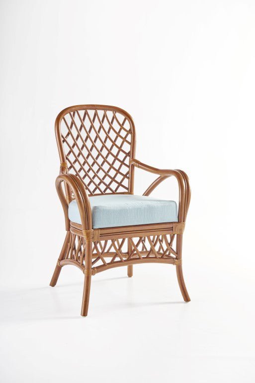 South Sea Rattan Dining Arm Chair South Sea Rattan Antigua Dining Arm Chair