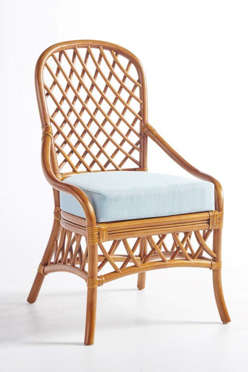 South Sea Rattan Dining Side Chair South Sea Rattan Antigua Dining Side Chair