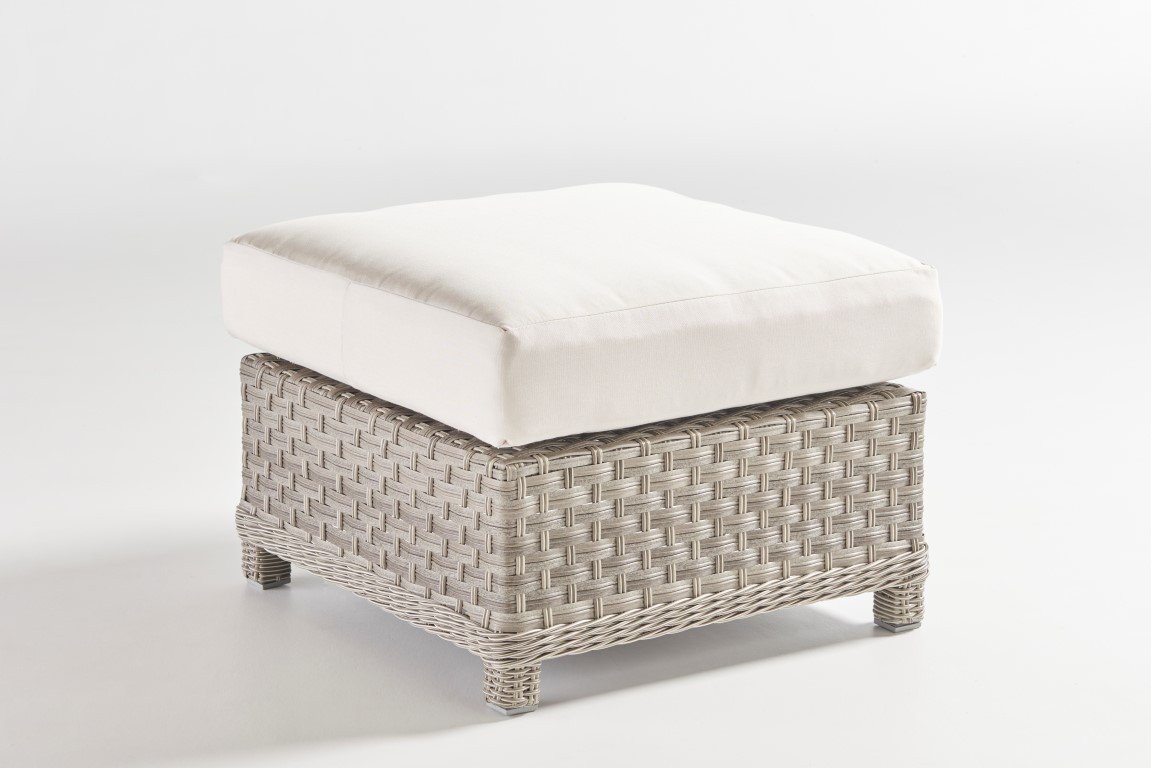 South Sea Rattan Ottoman South Sea Rattan Mayfair Ottoman