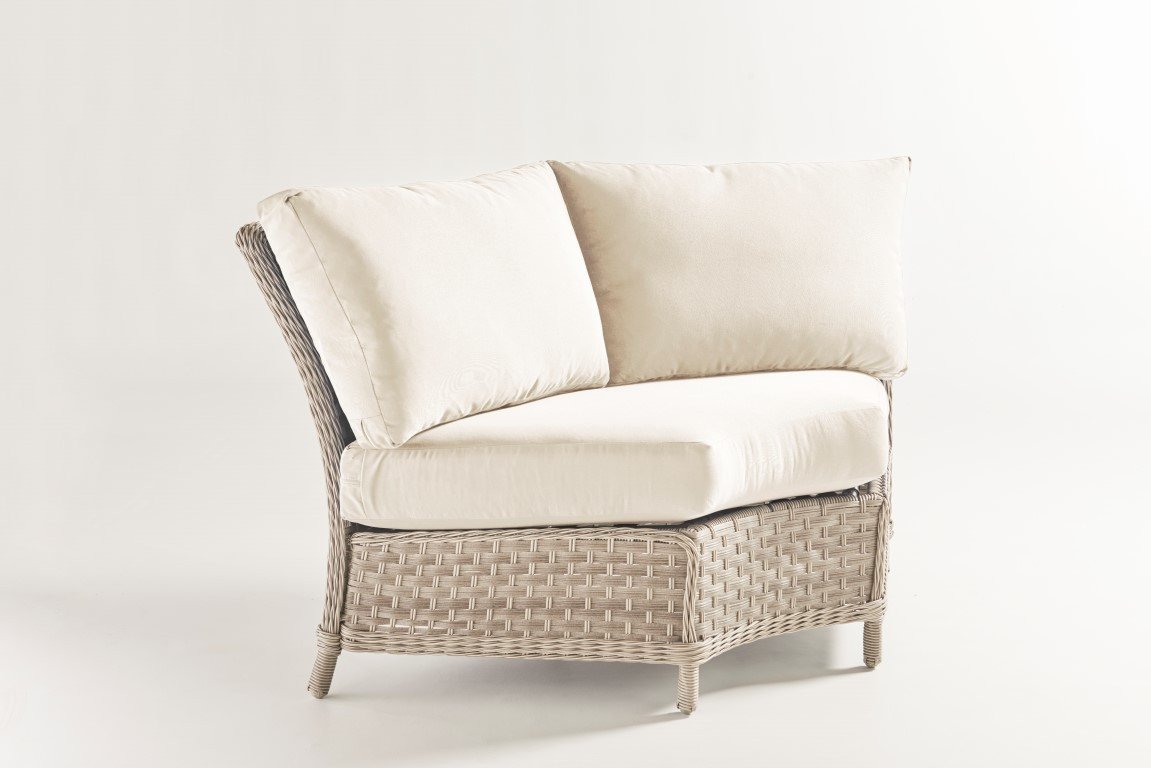 South Sea Rattan Sectional Piece South Sea Rattan Mayfair Sectional Wedge Corner