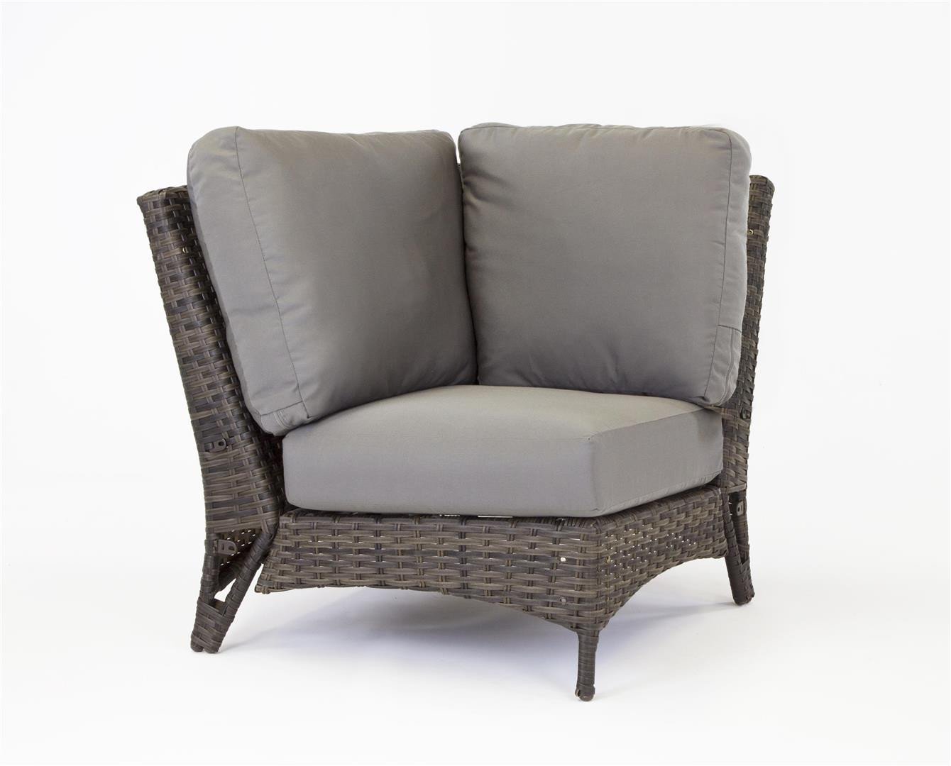 South Sea Rattan Sectional Piece South Sea Rattan Panama Corner Piece