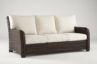South Sea Rattan Sofa Tobacco South Sea Rattan St. Tropez Sofa