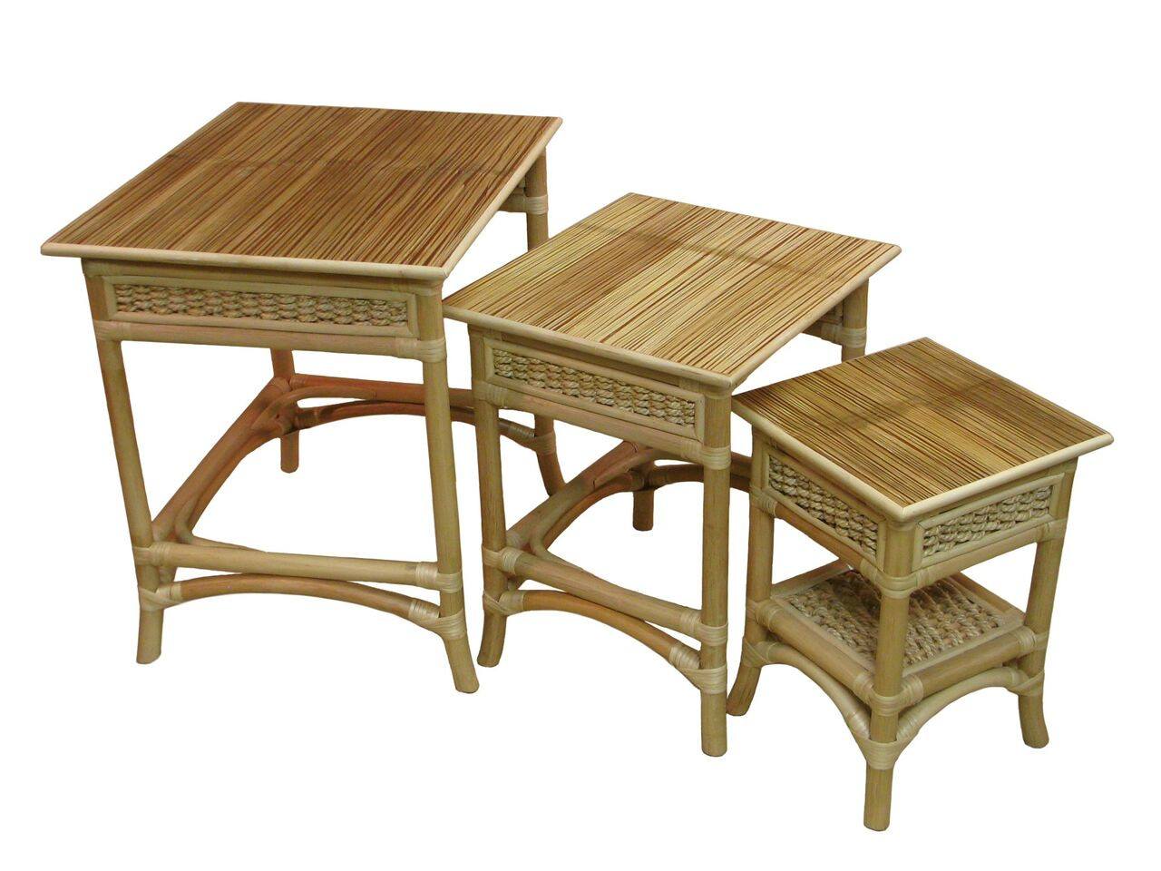 Spice Islands Accessory Spice Island Nesting Table Natural