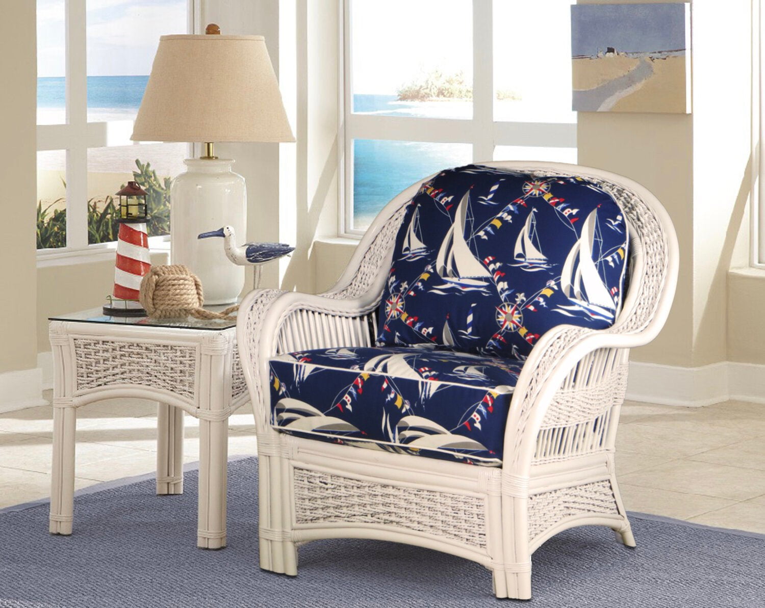 Spice Islands Chair Spice Islands Regatta Arm Chair White
