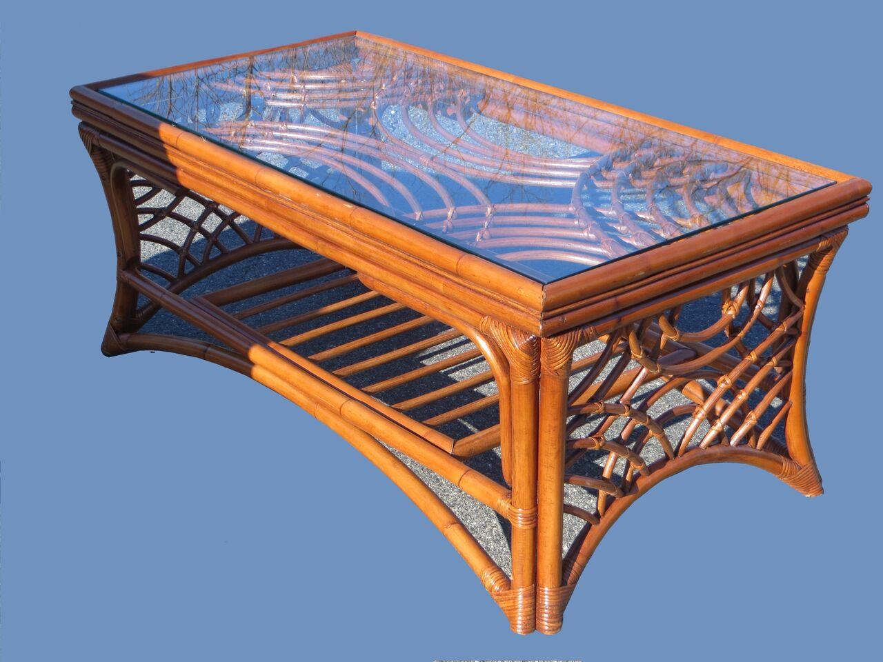Spice Islands Coffee Table Brownwash Spice Islands Bali Wicker Coffee Table Brownwash & Black