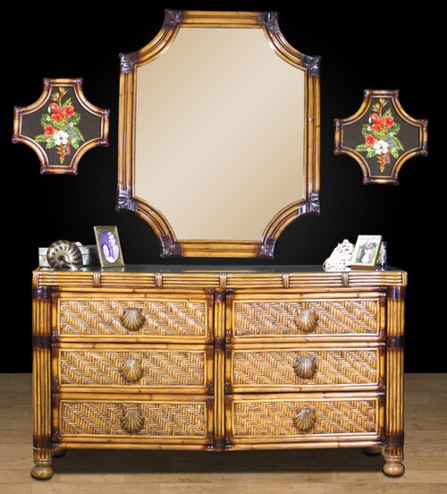 Spice Islands Drawer Spice Islands Royal Palm 6 Drawer Dresser