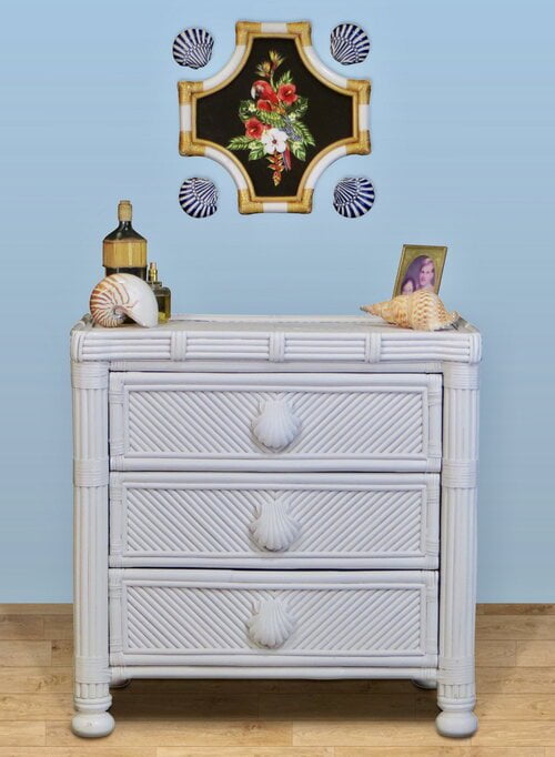 Spice Islands Dresser White Spice Island Coral Cove 3 Drawer Dresser