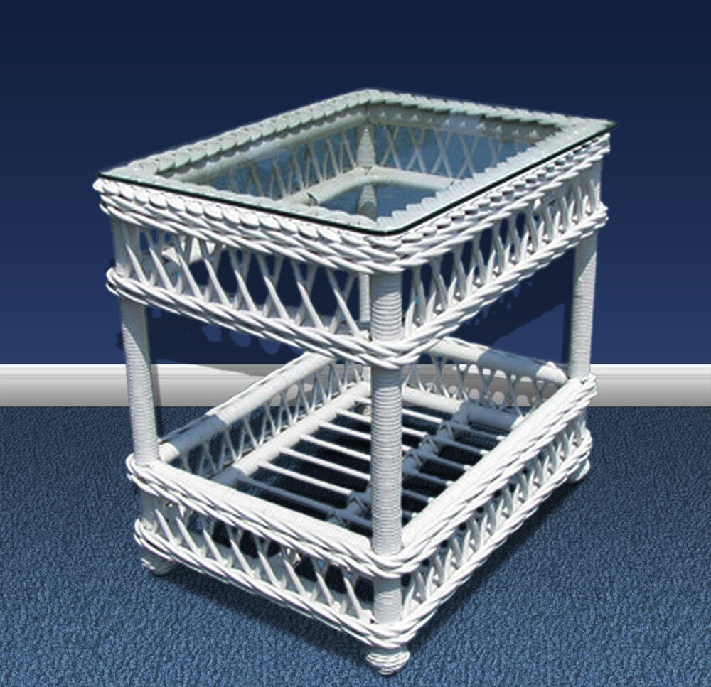 Spice Islands End Table Spice Islands Bar Harbor End Table White