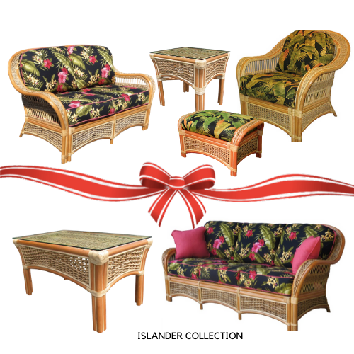 Spice Islands Indoor Seating Set Spice Islands Wicker Islander 6 Piece Rattan Living Sun Room Seating Set