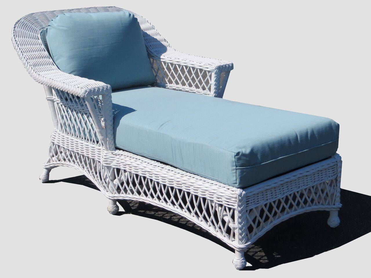 Spice Islands Lounge Chair Spice Islands Bar Harbor Chaise Lounge In White