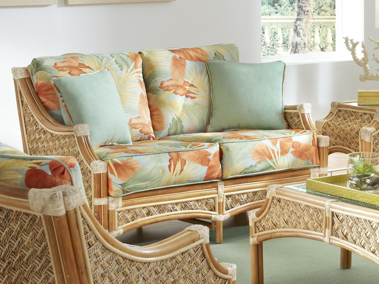 Spice Islands Loveseat Spice Islands Mauna Loa Loveseat Natural