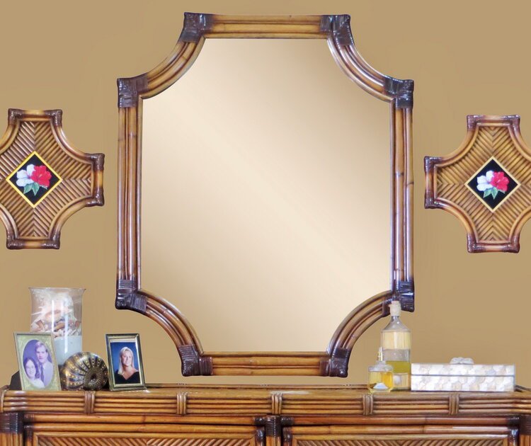 Spice Islands Mirror Antique Brownwash Spice Islands Coral Cove Mirror