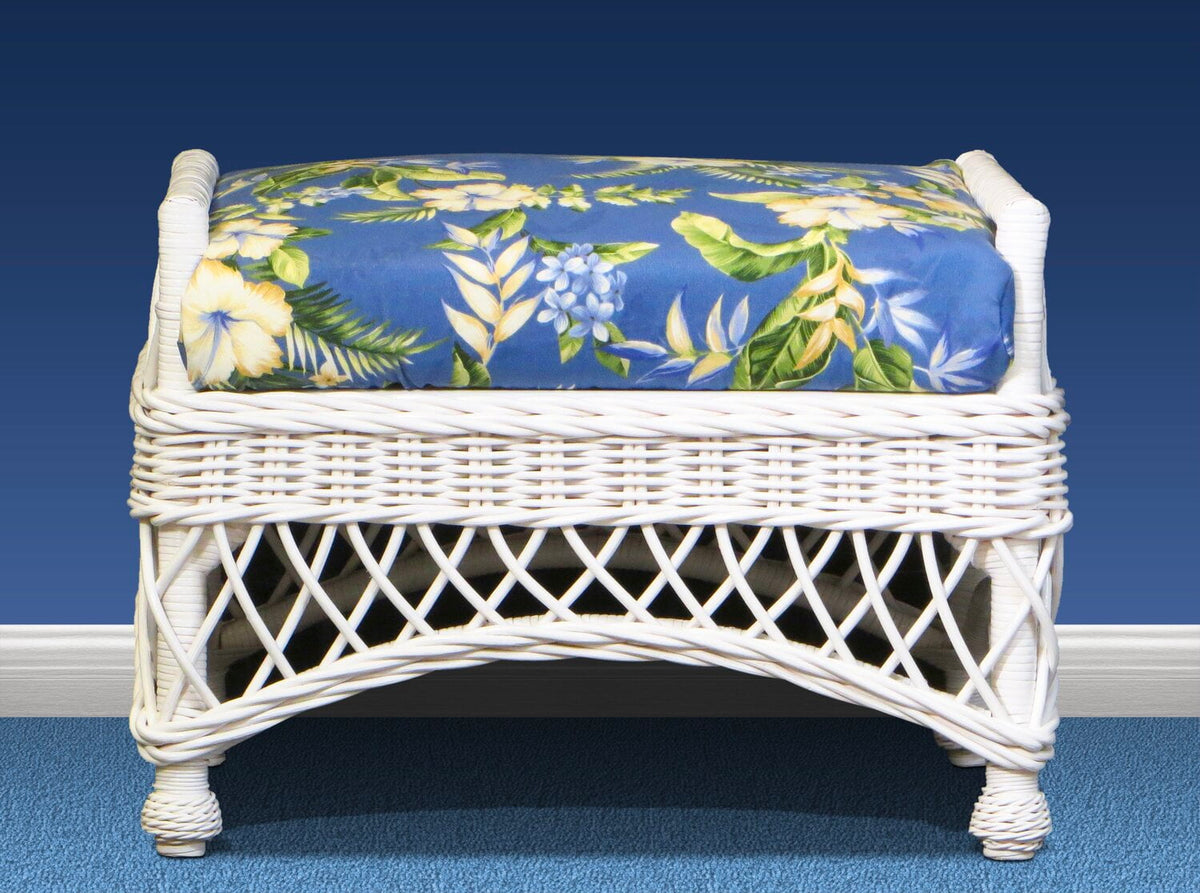 Spice Islands Ottoman Spice Islands Bar Harbor Ottoman White