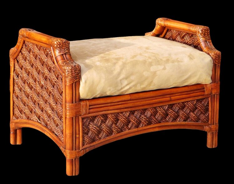 Spice Islands Ottoman Spice Islands Mauna Loa Ottoman Brownwash