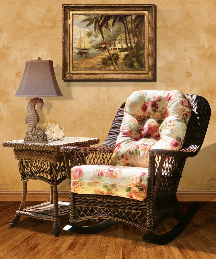 Spice Islands Bar Harbor Rocker Brownwash Spice Islands BHR-HB-N-B